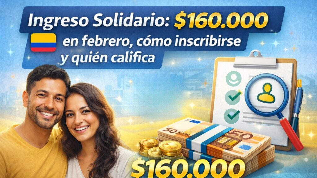 Ingreso Solidario: $160.000 en febrero, cómo inscribirse y quién califica