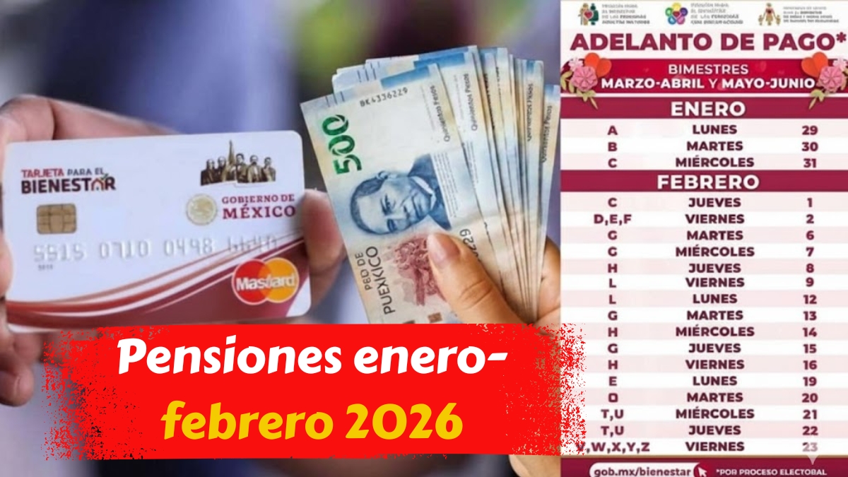 Pensiones enero-febrero 2026: fechas de pago en cada país