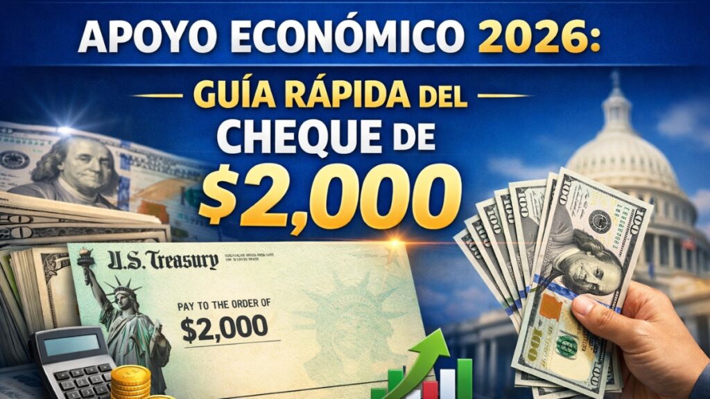 Apoyo Económico 2026: Guía Rápida del Cheque de $2,000