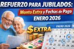 Refuerzo para jubilados: monto extra y fechas de pago enero 2026
