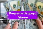 Programa de apoyo febrero 2026: inscripción en línea, beneficiarios y calendario de giros