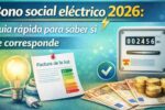 Bono social eléctrico 2026: guía rápida para saber si te corresponde